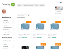 Tablet Screenshot of genicity.com